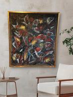 Theo Wolvecamp olieverf op doek (1925-1992), Antiek en Kunst, Ophalen of Verzenden