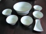 Jaren 60 notenschaal Fris Edam + 5 kleine schaaltjes met sch, Antiek en Kunst, Ophalen of Verzenden