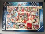 Puzzel Kerstmis komt eraan 1000 stukjes, Hobby en Vrije tijd, Denksport en Puzzels, Ophalen of Verzenden, 500 t/m 1500 stukjes