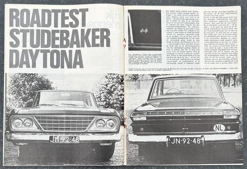 Studebaker Daytona test in Autovisie 1964, Boeken, Auto's | Folders en Tijdschriften, Gelezen, Overige merken, Ophalen of Verzenden