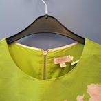 Ted Baker appeltjes groene cocktail jurk + bloemen S 45570, ., Ted Baker, Ophalen of Verzenden, Zo goed als nieuw