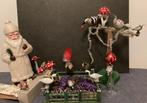 Prachtige nostalgische kerstman Candy Container, Ophalen of Verzenden