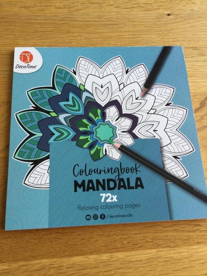Colouringbook Mandala van DecoTime, Hobby en Vrije tijd, Tekenen, Nieuw, Overige typen, Ophalen of Verzenden