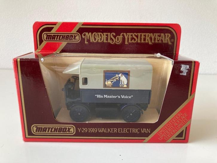Walker Electric Van, 1919 - Matchbox Models of Yesteryear, Hobby en Vrije tijd, Modelauto's | Overige schalen, Zo goed als nieuw