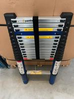 Panthera Telescoopladder 3,8m (#3), Doe-het-zelf en Verbouw, Ladders en Trappen, Ophalen, Gebruikt, Ladder, Opvouwbaar of Inschuifbaar