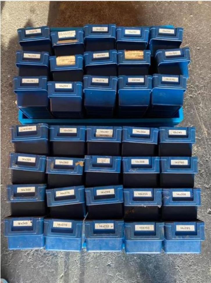 35 stuks Magazijn stelling bakken Voorraadbakken, Doe-het-zelf en Verbouw, Kratten en Dozen, Gebruikt, Bak of Kist, Minder dan 50 cm