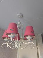 Lieve kinderkamer kroonluchter met kapjes, Huis en Inrichting, Lampen | Kroonluchters, Ophalen, Gebruikt, Stof, Kindvriendelijk