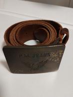 Vintage PME Legend leren riem met massief koperen buckle, Kleding | Heren, Riemen en Ceinturen, Ophalen of Verzenden