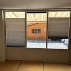 Grijze Plisségordijnen - Zo Goed Als Nieuw, Huis en Inrichting, Stoffering | Gordijnen en Lamellen, Ophalen, 50 tot 100 cm, Zo goed als nieuw