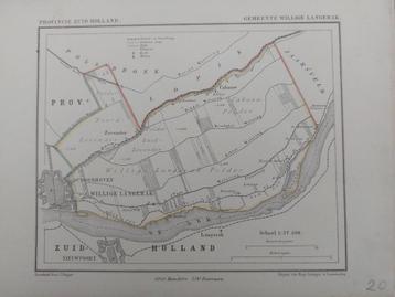 86 / Litho uit 1866 door J. Kuyper van Willige Langerak ZH beschikbaar voor biedingen