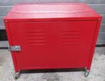 Rode metalen Ikea PS kast, Ophalen, Gebruikt