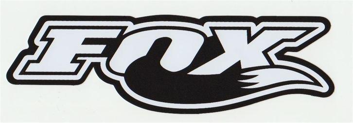 Fox Racing sticker #1, Motoren, Accessoires | Stickers, Ophalen of Verzenden