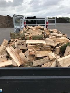 Droog eiken haardhout, 145,- euro per kuub, Tuin en Terras, Haardhout, Blokken, Eikenhout, 6 m³ of meer, Ophalen of Verzenden