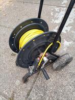 Telewash haspel 50 meter trolly Tuckersysteem rolkar slang, Doe-het-zelf en Verbouw, Reinigingsmachines, Ophalen, Gebruikt