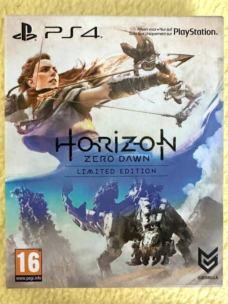 Horizon Zero Dawn - LIMITED EDITION, Spelcomputers en Games, Games | Sony PlayStation 4, Zo goed als nieuw, Avontuur en Actie