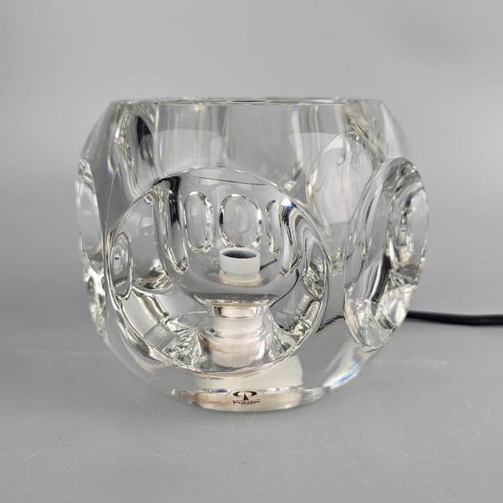 vintage Peill & Putzler tafellamp. Hexagon / zeshoekige lamp, Antiek en Kunst, Antiek | Lampen, Ophalen of Verzenden