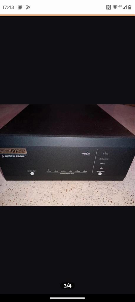 Musical Fidelity M1DAC D/A converter, Audio, Tv en Foto, Converters, Zo goed als nieuw, Ophalen of Verzenden
