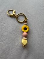 Sleutelhanger met pastel kralen en bloem, Sieraden, Tassen en Uiterlijk, Armbanden, Overige kleuren, Kunststof of Plastic, Nieuw