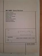 Handleiding HK 3480, Verzenden, Gebruikt, Stereo, Overige merken