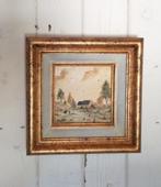 oud schilderijtje, Antiek en Kunst, Kunst | Schilderijen | Klassiek, Ophalen of Verzenden