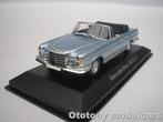 Mercedes Benz 280 SE 3.5 Cabrio 1970 Blue 1/43 Maxichamps, Ophalen of Verzenden, Nieuw, Auto, MiniChamps