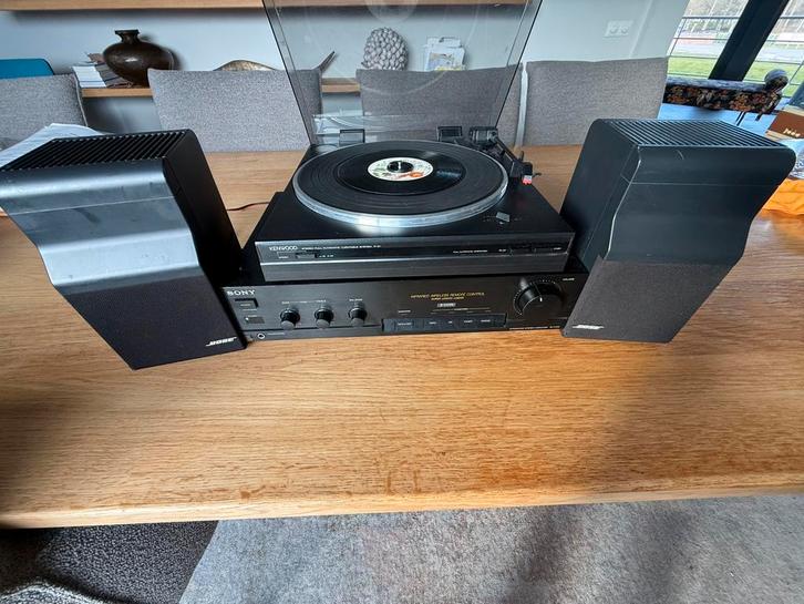 KENWOOD STEREO FULL AUTOMATIC PLATENSPELER, P-31+SONY VERST., Audio, Tv en Foto, Platenspelers, Gebruikt, Platenspeler, Technics