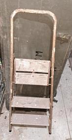 Vintage Keukentrapje - Decoratief Trapje, Gebruikt, Verzenden, Trap, Opvouwbaar of Inschuifbaar