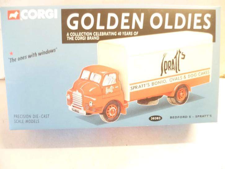 Corgi Golden Oldies Bedford Spratt's in doos 1:50 modelauto., Hobby en Vrije tijd, Modelauto's | 1:50, Nieuw, Bus of Vrachtwagen