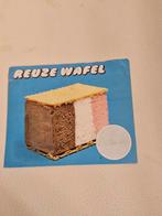 4513 Reclame Ijskaart Coupe Imperiale en Reuze Wafel, Ophalen of Verzenden, Overige typen