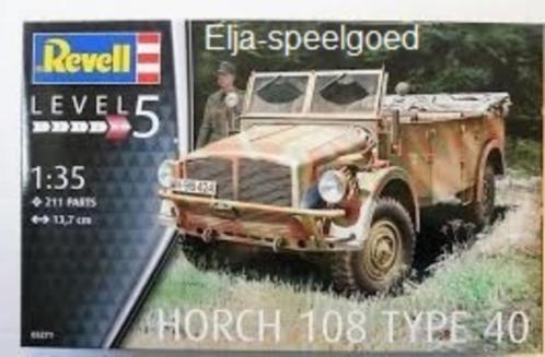 Modelbouw Revell 1:35 Horch 108 Type 40 - 3271 (1940 ) auto, Hobby en Vrije tijd, Modelbouw | Auto's en Voertuigen, Nieuw, Auto