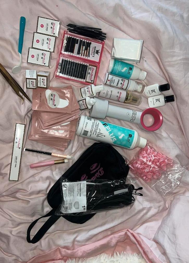 Wimperextensions/ lashlift set, Sieraden, Tassen en Uiterlijk, Uiterlijk | Cosmetica en Make-up, Zo goed als nieuw, Toebehoren
