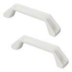Handgreep set kunststof wit voor caravan / camper L=180, NB, Nieuw, Ophalen of Verzenden, NB