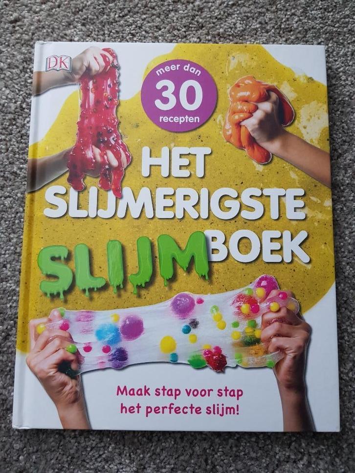 Boek : Het slijmerigste Slijmboek -- meer dan 30 recepten --, Boeken, Kinderboeken | Jeugd | onder 10 jaar, Zo goed als nieuw