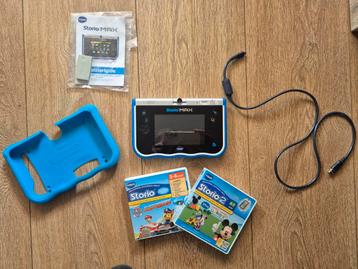 Vtech Storio MAX inclusief hoes en 2 games beschikbaar voor biedingen