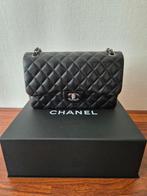 Chanel jumbo classic lamskin flapbag, Ophalen of Verzenden, Zo goed als nieuw, Zwart
