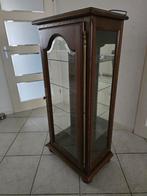 Antiek eikenhouten vitrinekast (incl verlichting), Ophalen, Eikenhout, 100 tot 150 cm, 50 tot 100 cm