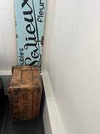 Oude Houten Kist Est Lorraine, Ophalen of Verzenden, Gebruikt, Overige houtsoorten, Minder dan 50 cm