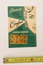 ‘Comfees’ foam voor achter oren, V&D prijskaartje 0.60 cent, Verzamelen, Retro, Ophalen of Verzenden, Persoonlijke verzorging