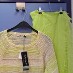 Betty Barclay set : trui + sjaal limegroen beige 38 nr 48028, Maat 38/40 (M), Verzenden, ., Betty Barclay