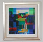 Ton Schulten schilderij in rustige vaarwateren.2011, Ophalen, 50 tot 75 cm, Nieuw, Schilderij