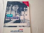 Boek keuzedeel lean en creatief, Ophalen of Verzenden, Gelezen, Overige niveaus