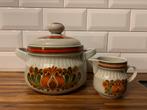 Dekschaal retro pot en kan vintage Winterling Marktleuthen, Huis en Inrichting, Keuken | Servies, Ophalen of Verzenden, Aardewerk