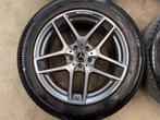 19 inch originele AMG velgen + zomerbanden Mercedes GLC, 19 inch, Gebruikt, 5712GG 9, Banden en Velgen