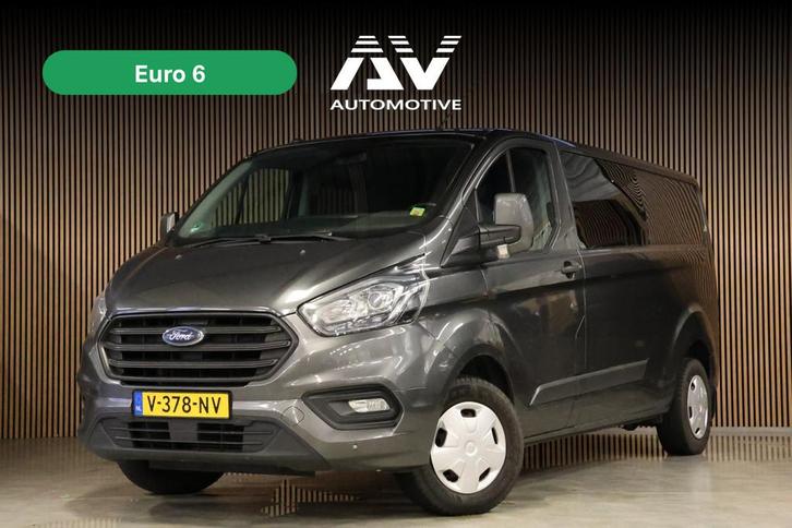 Ford Transit Custom 300 2.0 TDCI L2H1 DC | Dubbel Cabine | 5, Auto's, Bestelauto's, Bedrijf, Te koop, ABS, Airbags, Airconditioning