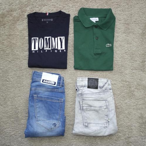 Partij Lacoste poloshirt, TH shirt, Raizzed jeans, short 140, Kinderen en Baby's, Kinderkleding | Maat 140, Nieuw, Jongen, Setje