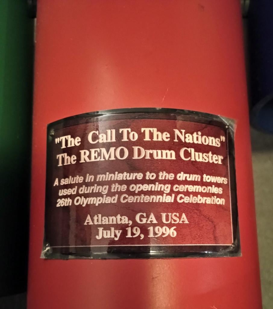Remo Drum Cluster - Olympische Spelen Atlanta 1996, Ophalen, Overige merken