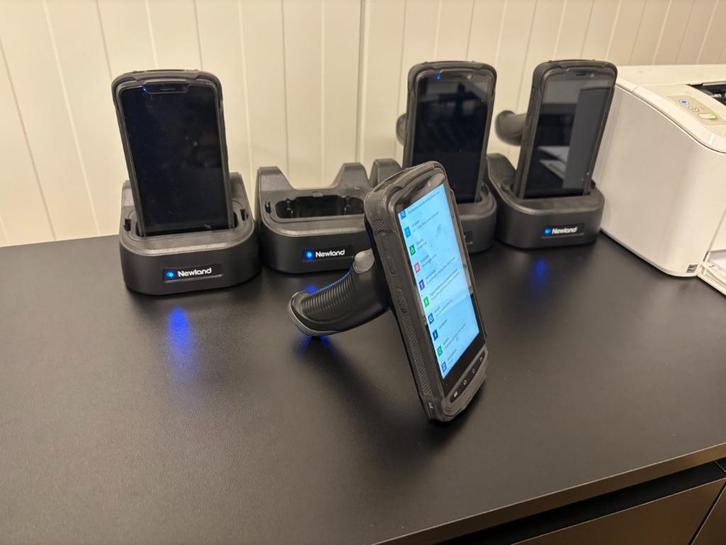 Newland MT90 handscanners 5 stuks, Computers en Software, Scanners, Zo goed als nieuw, Barcodescanner, Android, Ophalen