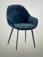 Eetkamerstoel, Huis en Inrichting, Stoelen, Ophalen, Blauw, Zo goed als nieuw, Vier
