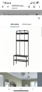 NIPASEN kapstok met bankje stevig zgan ikea, Huis en Inrichting, Wandkapstok, Ophalen of Verzenden, Zo goed als nieuw, Minder dan 100 cm