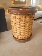 Ralph Lauren home Bailey rotan vaas, Ophalen of Verzenden, Zo goed als nieuw, Rond, Riet